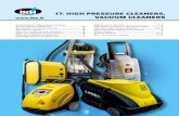 17. HIGH PRESSURE CLEANERS, VACUUM CLEANERS · 2008. 10. 16. · 17/3 Surfer PATIO CLEANER FOR HIGH PRESSURE CLEANERS LAV49 for quick, easy and safe cleaning of terrace, patio, walls