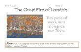 The Great Fire of London · 2021. 1. 31. · The Great Fire of London This piece of work runs alongside our Topic. Parents: The English focus this week is to write a diary entry in