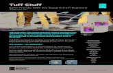 Tuff Stuff - Continental Research Corporation · Tuff Stuff offers safe solvent industrial cleaning and degreasing. Tuff Stuff is an environmentally friendly cleaner and degreaser