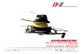 LokHead User Manual - Home | Harken Industrial...Geometrical tolerance for features without individual tolerance indications as for standard sheet UNI EN 22768-2 -Tolerance class K.