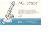 Marzocchi AG Strada - Instructions For Use And Maintenance...setta attrezzi Marzocchi». Usare olio per ammortizzatori viscosità Engler a 500 C-1,8 (olio speciale Marzoc- chi SAE