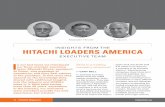 EXECUTIVE TEAM...KCM technology for the larger size wheel loader. That’s when Hitachi sought to acquire KCM. AL QUINN More than anything the merger puts another top tier supplier