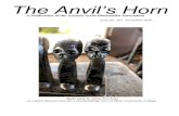 The Anvil’s Hornazblacksmiths.org/AnvilsHorn2011.pdfThe Anvil’s Horn A Publication ofthe Arizona Artist Blacksmith Association Issue No. 207 November 2020 K o Skulls made by Jaime