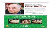 WordPress.com · 2015. 6. 1. · Mark Bittman Mark Bittman spreads his core message—that food has the power to influence our personal health and that of the planet—through his