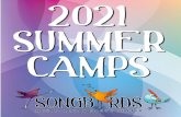 We have full day camps, half day camps, and extended hour … · 2021. 2. 2. · painting, sculpting, origami, and weaving. Get inspired as you explore, design, and create your own