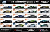 24H SERIES ESPORTS powered by VCO · 2021. 2. 12. · Spotter guide created by: Niel Hekkens 24H SERIES ESPORTS powered by VCO version 4 Porsche 718 Cayman GT4 401 GT4 E-GAME Racing