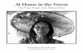 At Home in the Forest · 2010. 3. 3. · they were nomadic hunter-gatherers. Today, most have settled in villages. Rice and cassava were once obtained from sedentary neighbors, but