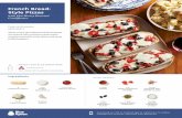 French Bread- Style Pizzas - Blue Apron · 2018. 1. 5. · These crowd-pleasing French bread pizzas are layered with aromatic tomato sauce, creamy mozzarella, briny olives, and sweet