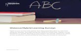 Distance/Hybrid Learning Surveys - Panorama Education · 2020. 11. 9. · About Panorama’s Distance/Hybrid Learning Surveys Student, family, and staﬀ voices matter more than ever