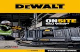 NEWS & PROMOTIONS - DEWALT...18V XR 6.35MM ( 1/4” ) ROUTER DCW600 / DCW604 The 18V XR Laminate Trimmer & Router are the newest additions to the growing 18V XR woodworking range.