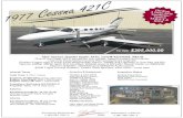 1977 Cessna 421C S - Bakersfield Jet Centerbakersfieldjetcenter.com/wp-content/uploads/2018/03/N421... · 2018. 3. 27. · 1977 Cessna -Golden Eagle- 421C, serial# 421C0303, N421Q