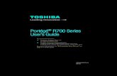 Portégé® R700 Series User’s Guidesz/portege_r700.pdfPortégé® R700 Series User’s Guide. 2 5.375 x 8.375 ver 2.3 Handling the cord on this product will expose you to lead,