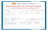CERTIFICATE OF ACCEPTANCE - Wouter Witzel...with testing procedure MESC SPE 77/300, TAMAP Supplier Technical Assessment Record (STAR) Level-2 has been awarded to: DVT Cert 2010-03-002