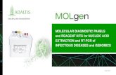 MOLECULAR DIAGNOSTIC PANELS and REAGENT KITS ......iCycler iQ (Bio-Rad), AmpliLab (Adaltis). UNI UNIVERSAL FORMAT Single, high-profile, 0.2ml PCR tubes. Just add 50μL of extracted