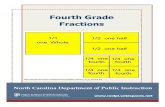 Fourth Grade Fractions · 2019. 9. 6. · Build fractions from unit fractions by applying and extending previous understanding of operations on whole numbers. 4.NF.3 Understand a