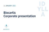 Biocartis Corporate presentation · 2021. 1. 11. · 2 This presentation has been prepared by the management of Biocartis Group NV (the "Company"). It does not constitute or form