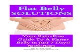 FLAT BELLY SOLUTIONS - Fit with Rachel · 2015. 10. 8. · FLAT BELLY SOLUTIONS 25 AboutRachel! % % % Rachel Ngom is a Lifestyle, Nutrition, Fitness Coach and Entrepreneur who utilizes