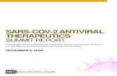 SARS-COV-2 ANTIVIRAL THERAPEUTICS · 2021. 1. 19. · vaccinedevelopment investigation. The SARS (caused by SARS-CoV-1) and MERS (Middle East Respiratory Syndrome, caused by MERS-CoV)