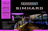 SIM SIMHARD Sellsheet 8.5x11 100917 - SimironSIMHARD is a patented premium hardener, densifier, and sealer designed to penetrate and strengthen vulnerable surfaces. This infiltrating