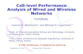 Call-level Performance Analysis of Wired and Wireless …...September 23, 2012 Emerging 2012 Barcelona 3 Preamble (cont.1) Random arrivals – traffic (infinite number of traffic sources).