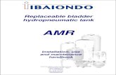 Replaceable bladder hydropneumatic tank - Ibaiondo...It is prohibited drilling, welding on the vessel or any item attached to it. Do not place any valve whose closure may unintentionally
