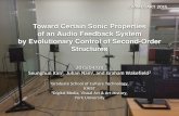 Toward Certain Sonic Properties of an Audio Feedback System by … · 2015. 7. 31. · •An audio feedback system adapting toward certain sonic properties • Real-time feature objectives