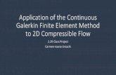 Application of the Continuous Galerkin Finite Element Method to …web.mit.edu/2.29/www/img/projects/spring_2019/Ursachi... · 2020. 1. 22. · • Brooks, Alexander N., and Thomas