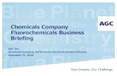 Chemicals Company Fluorochemicals Business Briefing · 2021. 1. 14. · Polymer synthesis and polymerization technology Molecular design technology Molding and compounding technology