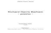 Richard Harris Barham - poems · 2017. 11. 18. · clerico qui cum uxore sua adulterare solebat. Cujus corpus dum in fereto in sepulturam portaretur, multi infirmi de tactu sanati