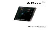 ABox - E-Stim Systems · 2017. 3. 14. · What is the ABox™? The E-Stim Systems ABox™ is a unique device designed specifically for Erotic Audio Driven Electro Stimulation. Rather