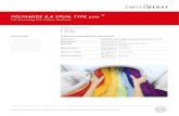 POLYAMIDE 6.6 SPUN, TYPE 200 - Swissatest...ISO 11641 ISO 11642 article 406 POLYAMIDE 6.6 SPUN, TYPE 200 For Assessing the Colour Fastness Inspection Standard of article 406 Parameter