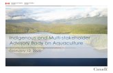 Indigenous and Multi-stakeholder Advisory Body on Aquaculture · IMAB Terms of Reference •Provide guidanceand receive reports from three Working Groups, which will focus on: oArea-Based
