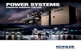 POWER SYSTEMS - Sansom Equipment Ltd · 2020. 2. 7. · Kohler Genuine Parts 44 Service and Support 46. We’re 100 years young and ... KOHLER ® GENERATOR Gas generators 25-1300