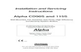 Alpha CD90S and 115S - FREE BOILER MANUALS · 2020. 7. 18. · IGE/UP/10 Installation of gas appliances in industrial and commercial premises Part 1 Flued appliances IM/11 Flues for