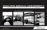 WALTER SISULU UNIVERSITY€¦ · wing after major liberation organisations such as the PAC and the ANC were banned in 1960. Sisulu, together with Mandela and other senior leaders