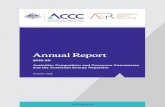 Annual Report and AER Annual...Commission (ACCC) and the Australian Energy Regulator (AER) for the year ended 30 June 2020. This report has been prepared in accordance with s. 46 of