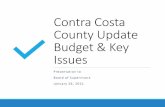Contra Costa County Update Budget & Key Issues64.166.146.245/docs/2021/SPBOS/20210126_1691/43920_Budget... · 2021. 1. 26. · General Fund for 2020/21 - $1.86 B - (total adjusted