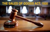 THE SALES OF GOODS ACT, 1930Delivery: According to Section 2 (2) of the Sales of Goods Act, 1930, delivery means voluntary transfer of possession of goods from one person to another.