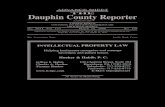 THE Dauphin County ReporterMar 28, 2008  · ADVANCE SHEET THE Dauphin County Reporter (USPS 810-200) A WEEKLY JOURNAL CONTAINING THE DECISIONS RENDERED IN THE 12th JUDICIAL …