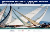 Panerai British Classic Week...12:00 Berthing available at Cowes Yacht Haven for regatta entrants. Regatta Oce open for registration and picking up of regatta packs (including Social