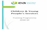 Children & Young People’s Services · 2019. 6. 6. · STC6. Armagh Teachers’ Centre 10 October 2018 2.00pm - 4.00pm 12 . STC7. Armagh Teachers’ Centre 17 October 2018 2.00pm