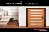 WOOD DOORS - Alliance Door Products...6174 36883 SDL Valencia ™ III with 6171 Sidelite |Douglas Fir EXTERIOR DOORSCRAFTSMAN COLLECTION CRAFTSMAN COLLECTION | DOUGLAS FIR Doors 1-3/4",