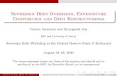 Sovereign Debt Overhang, Expenditure Composition and Debt … · 2020. 9. 24. · Sovereign Debt Overhang, Expenditure Composition and Debt Restructurings Tamon Asonuma and Hyungseok