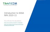 Introduction to EASA NPA 2020-15 - Traficom...Welcome! You are watching a video prepared by Traficom. The purpose of this video is to give you an introduction to the proposed new regulations