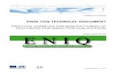 ENIQ TGQ TECHNICAL DOCUMENT - Europapublications.jrc.ec.europa.eu/repository/bitstream/JRC... · 2012. 4. 17. · EUR 24878 EN – 2011. ENIQ TGQ TECHNICAL DOCUMENT TEST PIECES FOR
