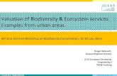 ValuationofBiodiversity& Ecosystemservices Examplesfromurban areas… · 2020. 1. 29. · 6th Sino-German Workshop on BiodiversityConservation, 15-18 July, Bonn ... Annual Value (2005,