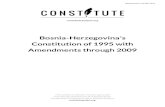 Bosnia-Herzegovina's Constitution of 1995 with Amendments ...extwprlegs1.fao.org/docs/pdf/bih136068e.pdfconstituteproject.org PDF generated: 17 Jul 2014, 14:27 Bosnia-Herzegovina 1995