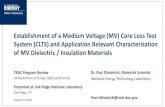 Establishment of a Medium Voltage (MV) Core Loss Test ......Project Summary : •Establishment of a low voltage (LV) core loss test system (CLTS) •Development of medium voltage (MV)