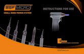 Brasseler USA | Dental Instruments and Medical Instruments - … BSPMicro... · 2016. 10. 14. · BSPMICRO™ handpieces are recommended to be powered by compressed medical grade