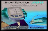 Ultrasonic Coating Thickness Gage · 2018. 5. 10. · Ideal for thick or soft (attenuative) coatings NOTE: Range limits apply to polymer coatings only. 8 The PosiTector 200 probe
